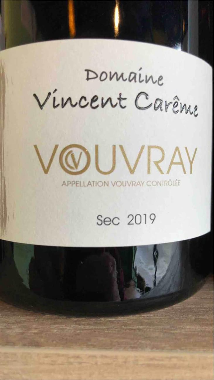 Vouvray Sec - Vincent Carême - Tania & Vincent Carême 