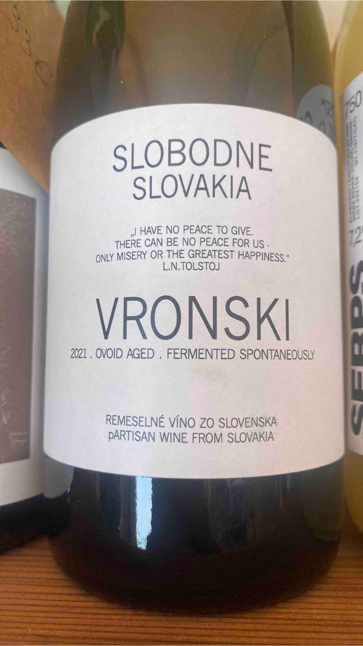 Vronski - Slobodné Vinárstvo - Majer Zemianske Sady - Michal Kuropka, Agnes Lovecká, Katarína Kuropková -2020