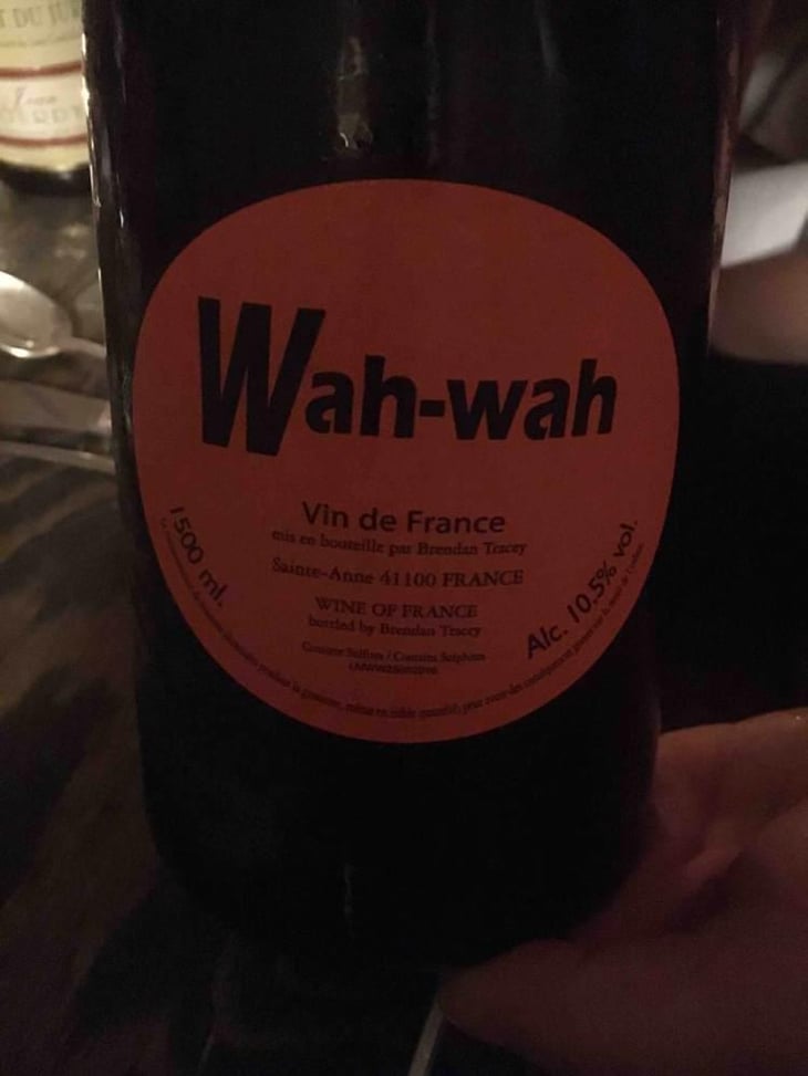 Wah Wah - Domaine Le Clocher - Les Vins de Sainte Anne - Brendan & Sean Tracey 