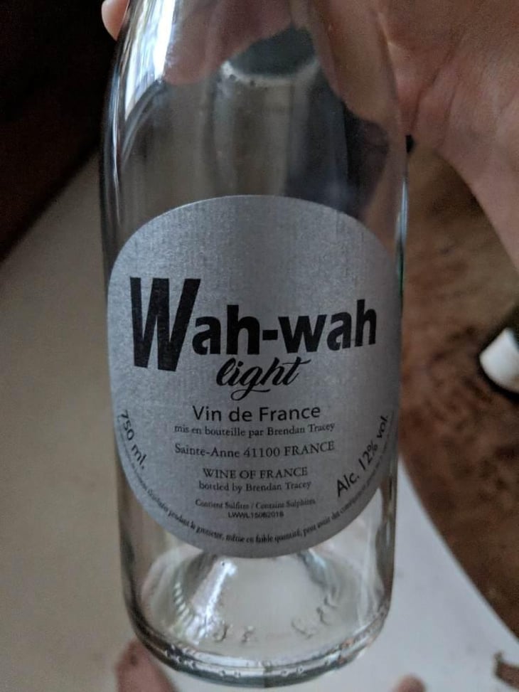 Wah Wah Light - Domaine Le Clocher - Les Vins de Sainte Anne - Brendan & Sean Tracey 
