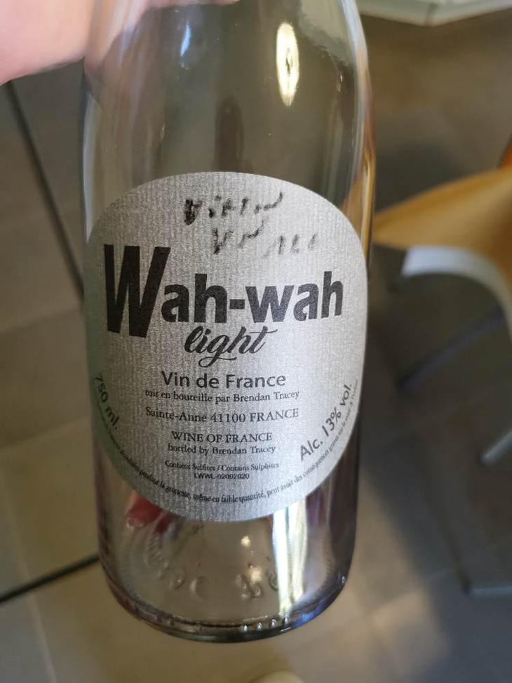 Wah Wah Light - Domaine Le Clocher - Les Vins de Sainte Anne - Brendan & Sean Tracey 