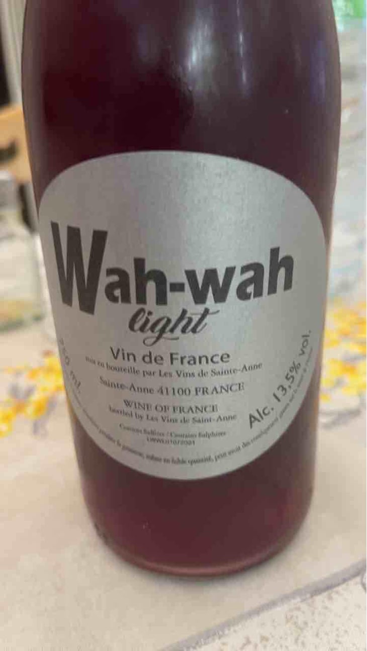 Wah Wah Light - Domaine Le Clocher - Les Vins de Sainte Anne - Brendan & Sean Tracey 