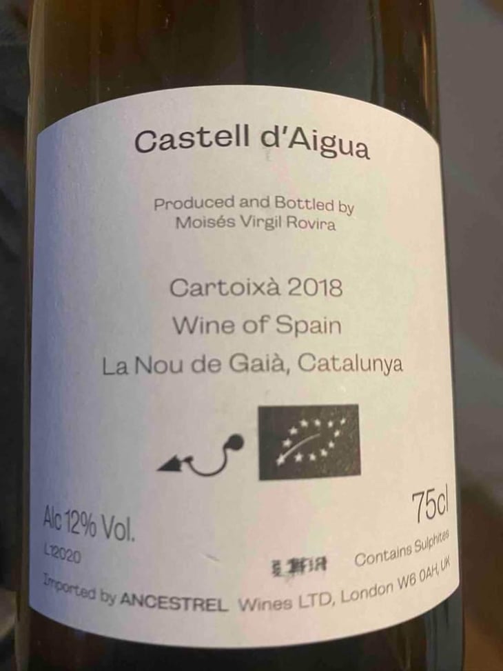 Castell D’Aigua - La Nou De Gaia - Cellar 9 Mes 