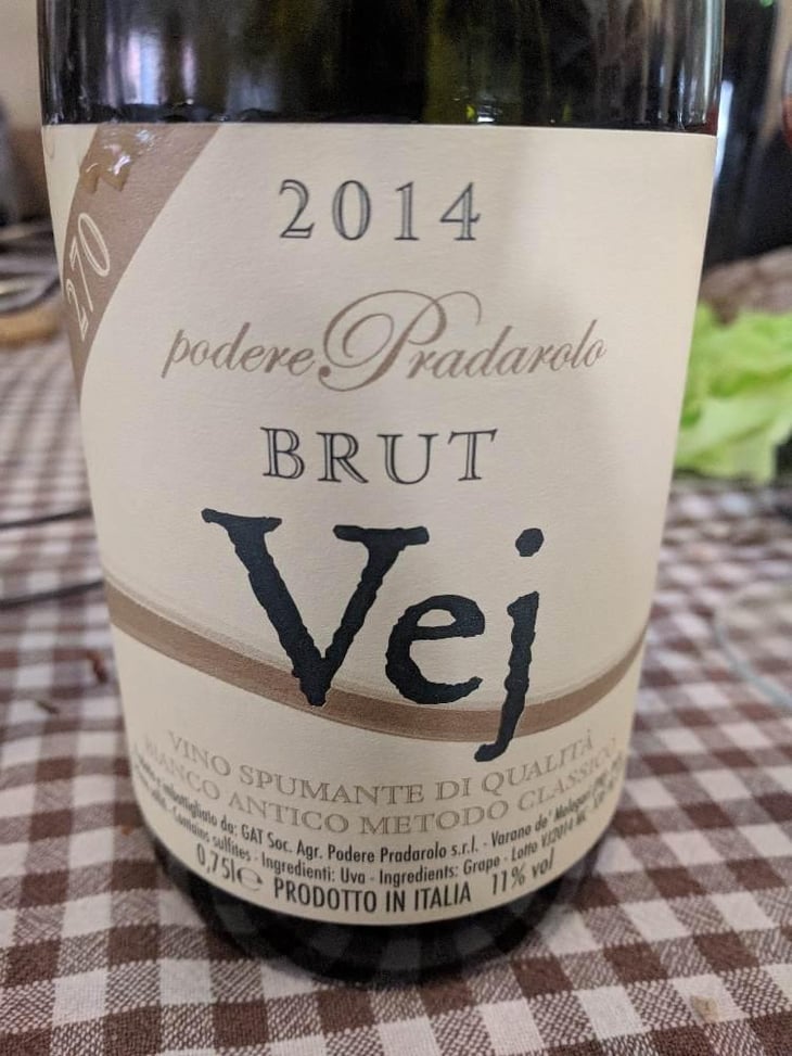 Vej Brut Metodo Classico - Podere Pradarolo - Alberto Carretti 