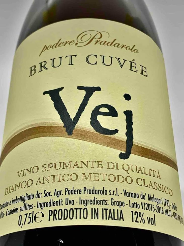 Vej Brut Metodo Classico - Podere Pradarolo - Alberto Carretti 