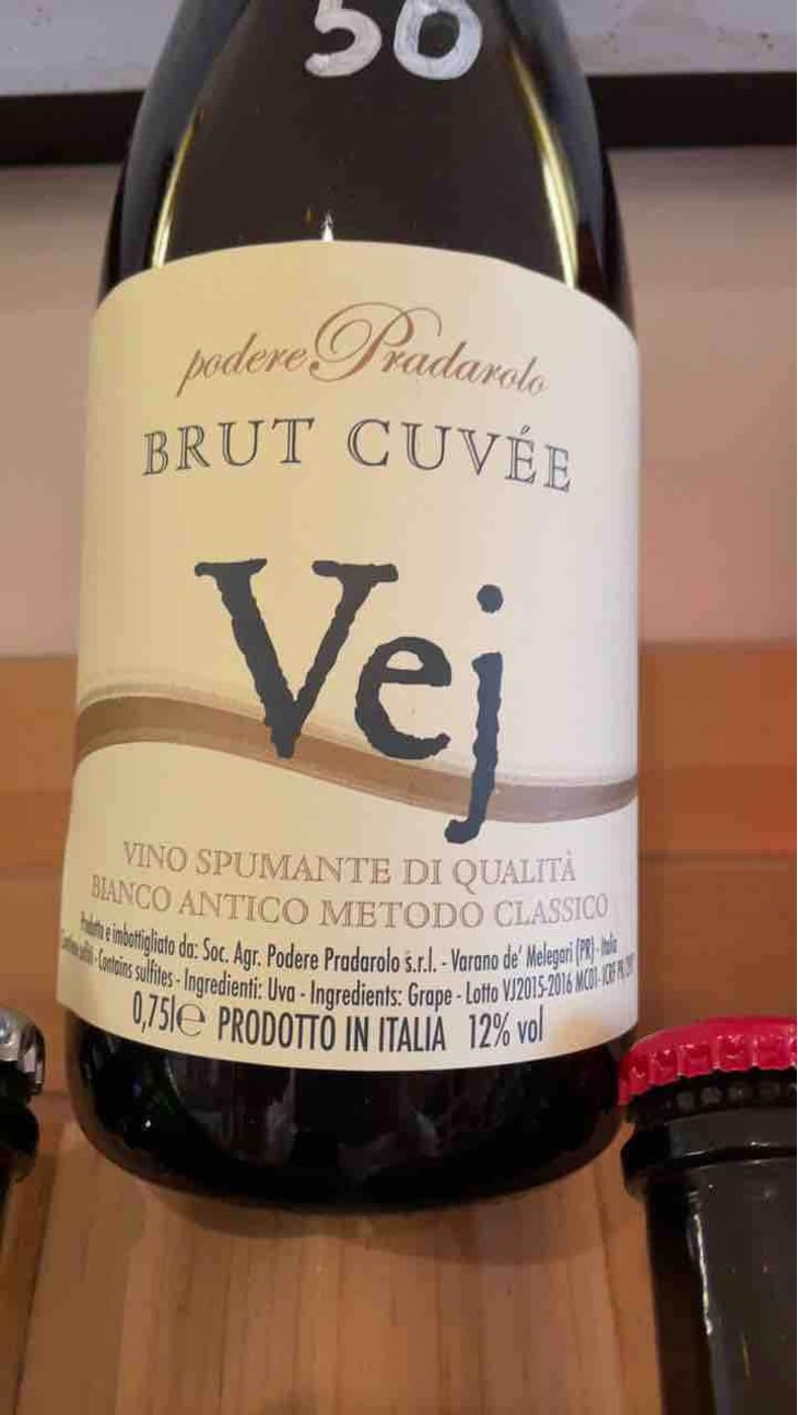 Vej Brut Metodo Classico - Podere Pradarolo - Alberto Carretti 