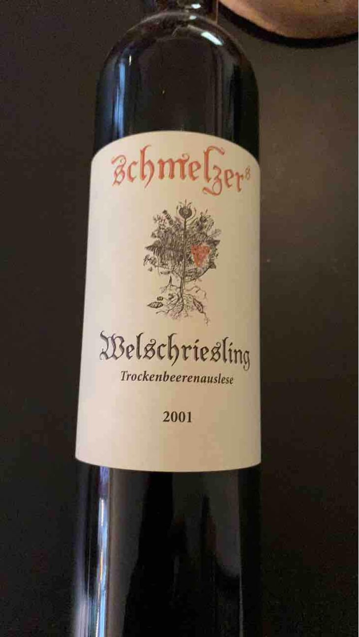 Welschriesling Trockenbeerenausleese - Schmelzers Weingut - Georg & Elisabeth Schmelzer -2001