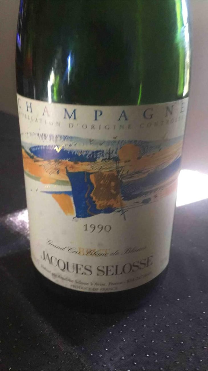 Millesime 1990 - Champagne Jacques Selosse - Anselme Selosse 