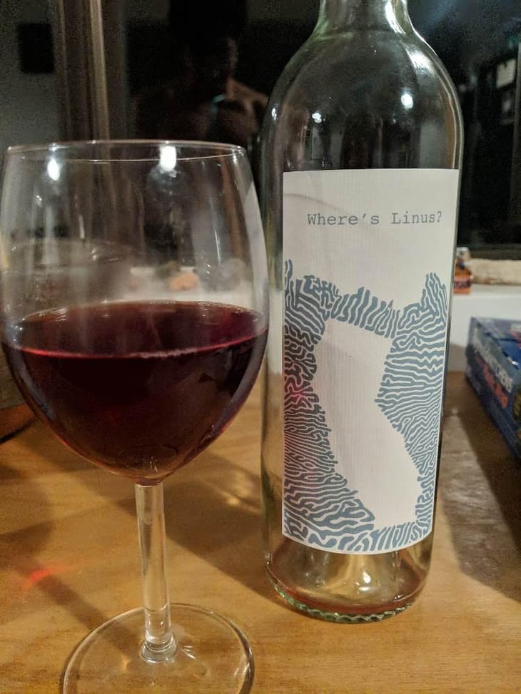 Where's Linus - Mendocino County - L. Venturi Vineyards -2021
