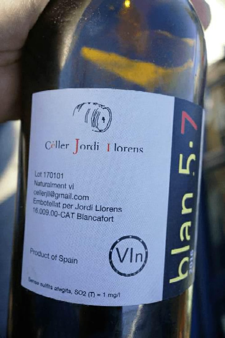 blan 5.7 - Celler Jordi Llorens - Jordi Llorens 