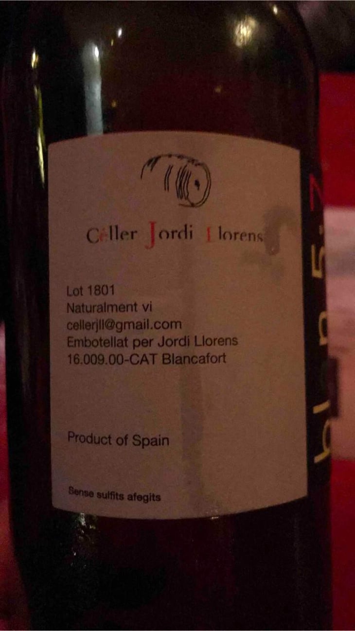 blan 5.7 - Celler Jordi Llorens - Jordi Llorens 