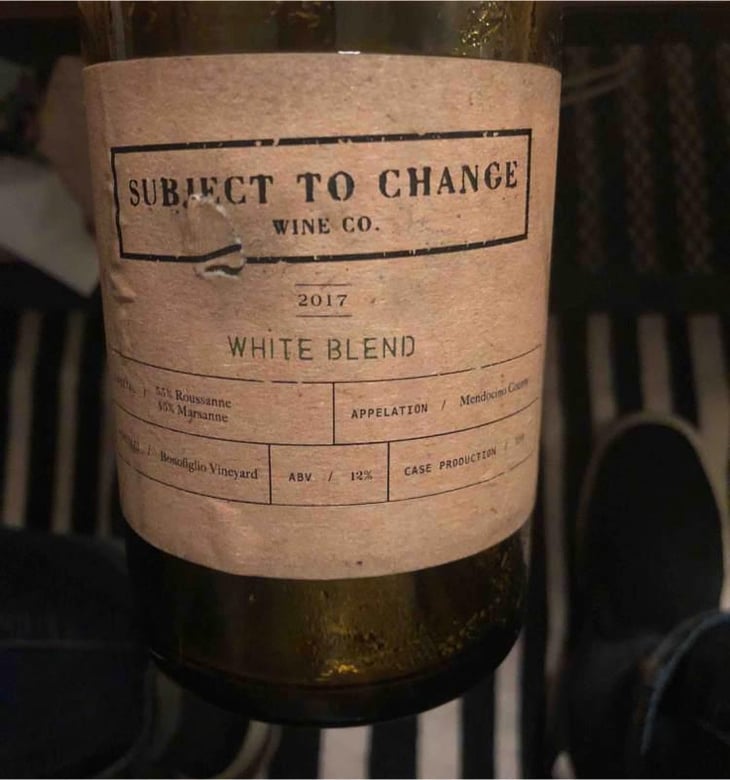 White Blend - Subject to Change - Alex Pomerantz 