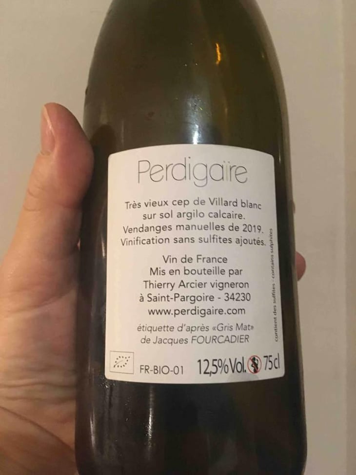 Blanc - Perdigaïre - Thierry Arcier 