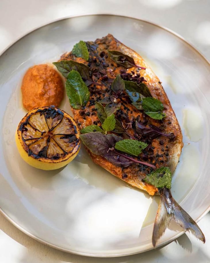 Whole Grilled Mackerel, Charred Lemon, Harissa - Gallifet - 506904