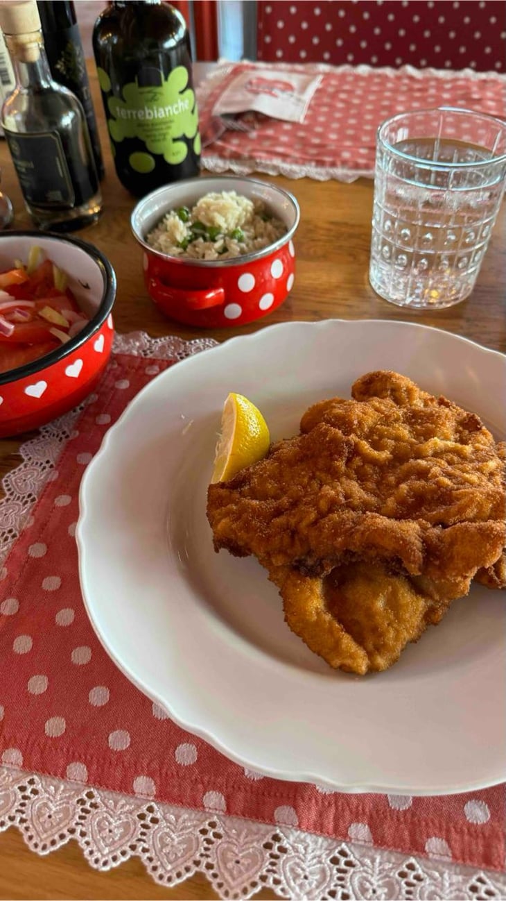 Wiener Schnitzel Made From Veal With Potato Salad - Bistro Točkica - 799082