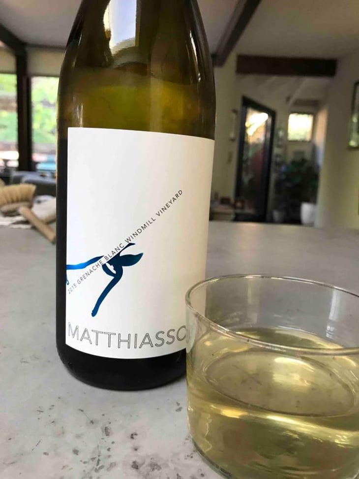 Windmill Vineyard Grenache Blanc - Matthiasson Wines - Jill & Steve Matthiasson 