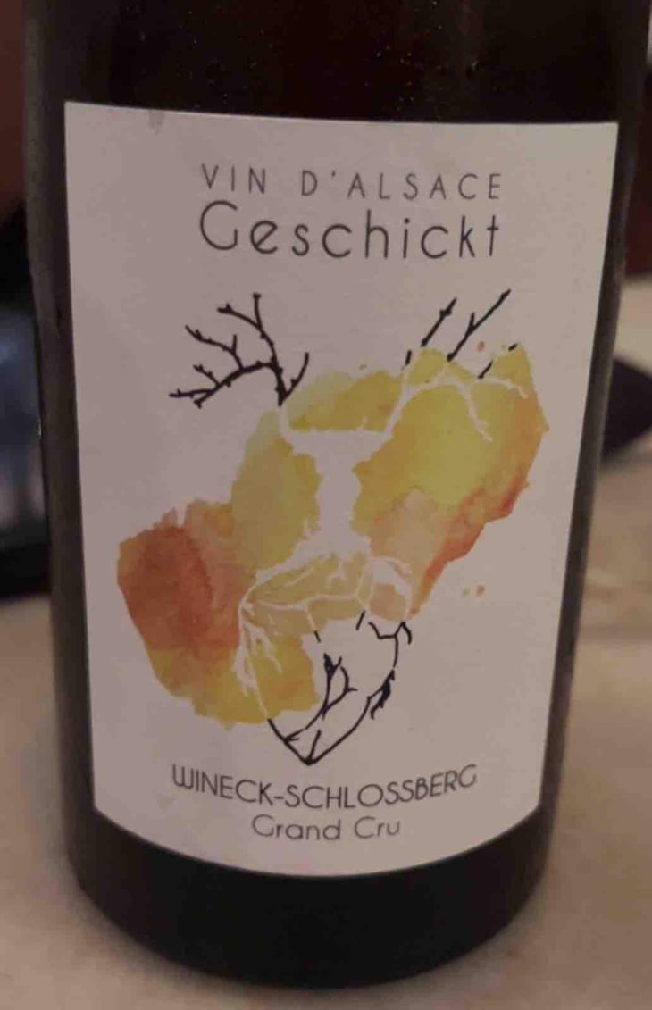 Wineck-Schlossberg Grand cru - Domaine Geschickt - Arnaud Geschickt & Aurélie Fayolle -2019