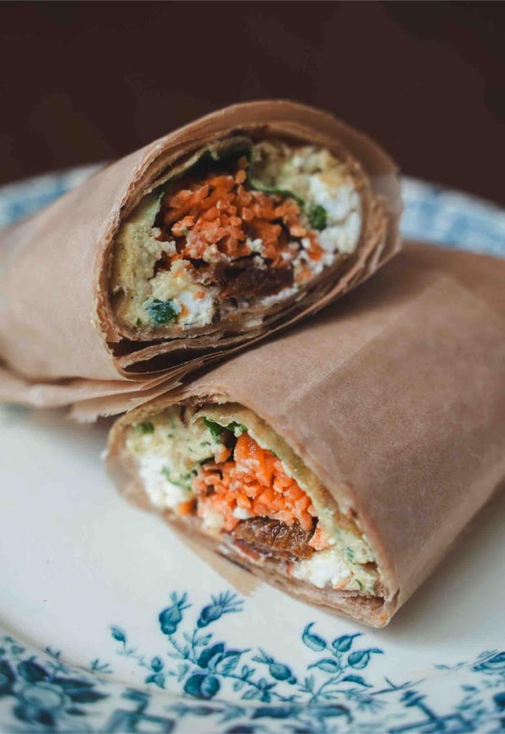 Wrap Maison, Houmos, Feta, Tomates Confites Et Crudités - Friand - 777716