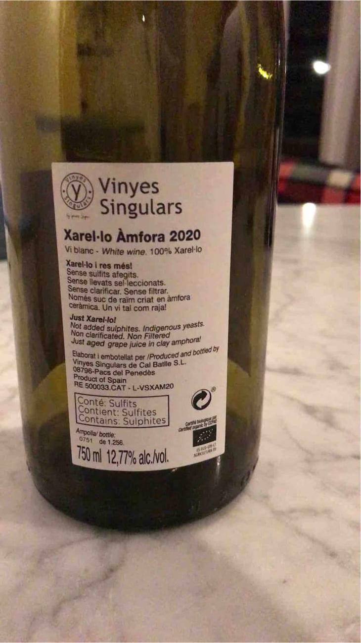 Amphora Xarel-Lo - Vinyes Singulars - Ignasi Segui 