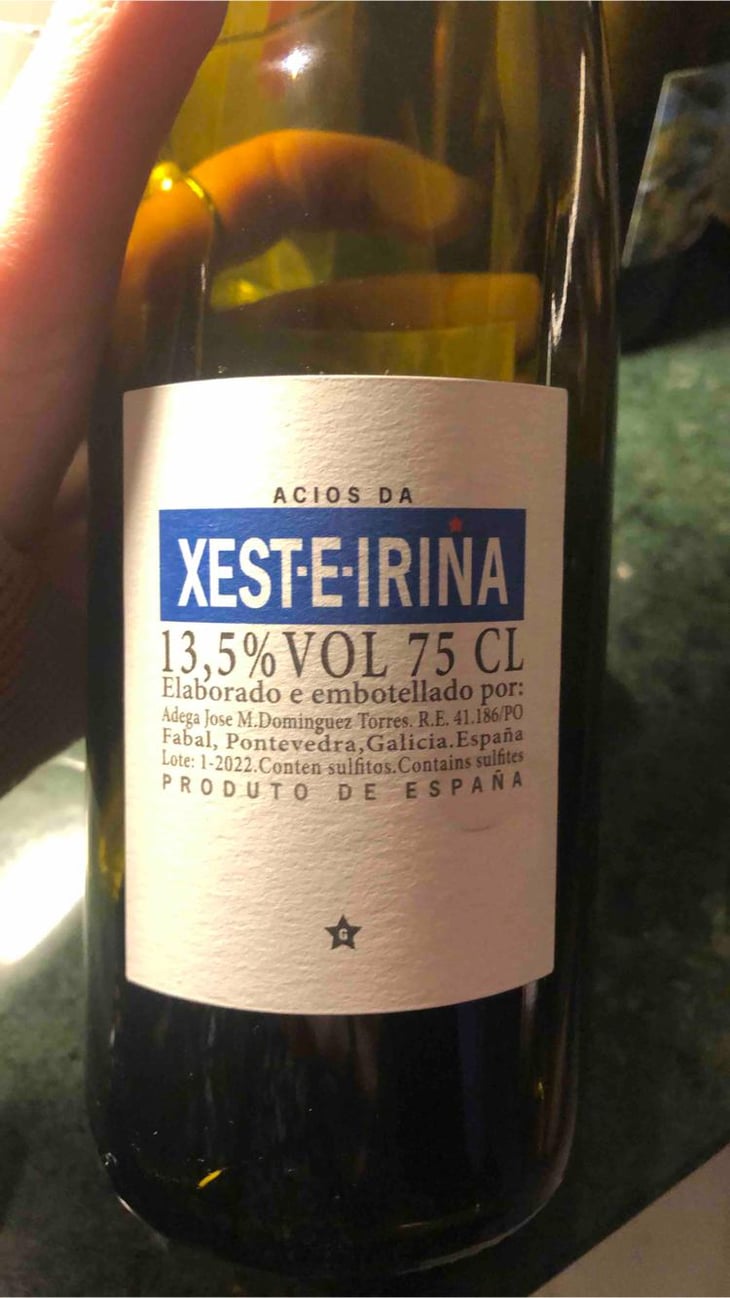 Xesteiriña Sin Sulfuroso - Acios da Xesteiriña - José Manuel Domínguez -2021
