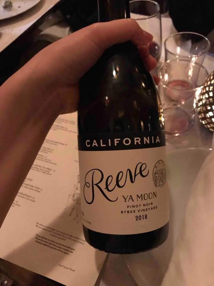 ya moon pinot noir - Reeve Wines - Noah & Kelly Dorrance 