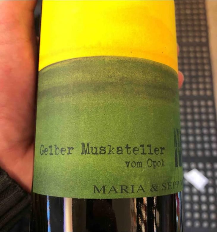 Gelber Muskateller vom Opok - Weingut Muster - Maria & Sepp Muster 