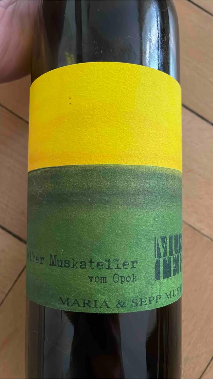 Gelber Muskateller vom Opok - Weingut Muster - Maria & Sepp Muster 