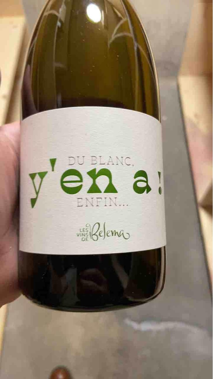 y'en a ! - Les Vins De Belema - Yann Pernuit -2019