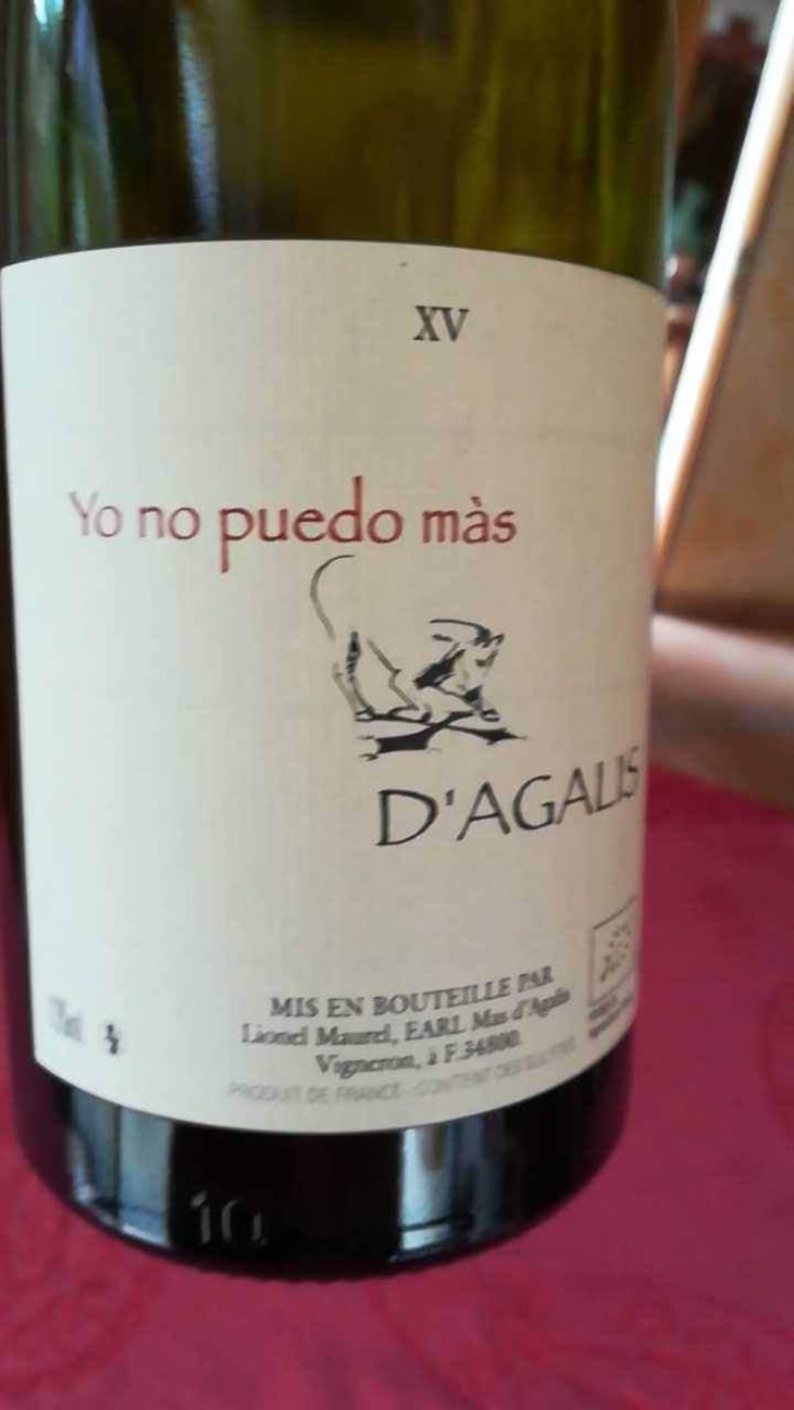 Yo No Puedo Màs - Mas d'Agalis - Lionel Maurel 