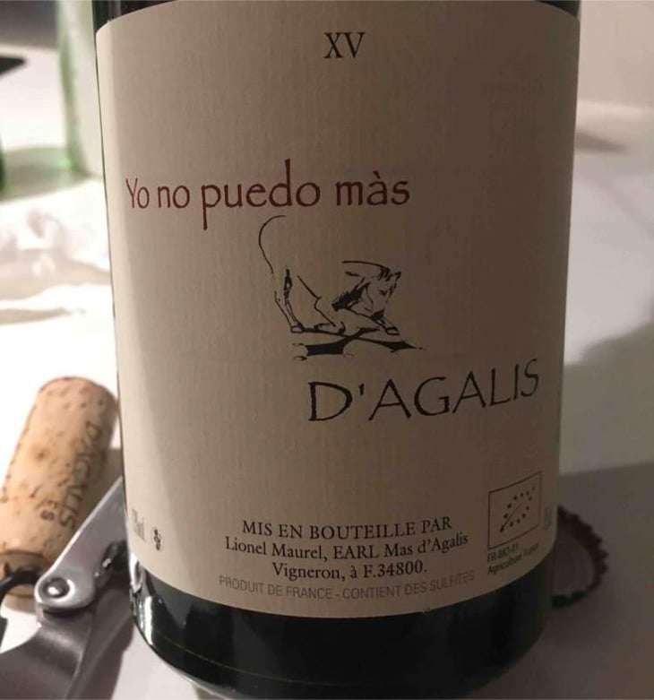 Yo No Puedo Màs - Mas d'Agalis - Lionel Maurel 