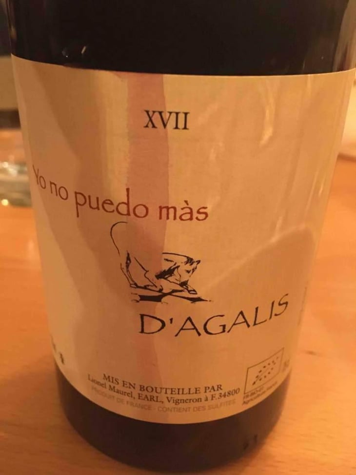 Yo No Puedo Màs - Mas d'Agalis - Lionel Maurel 