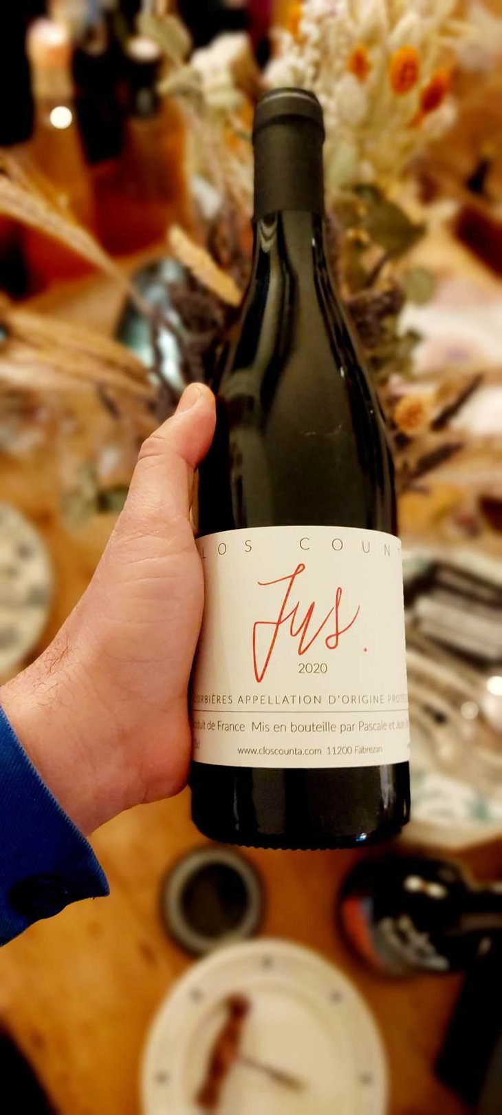 Jus - Clos Counta - Pascale & Jean Boyer 