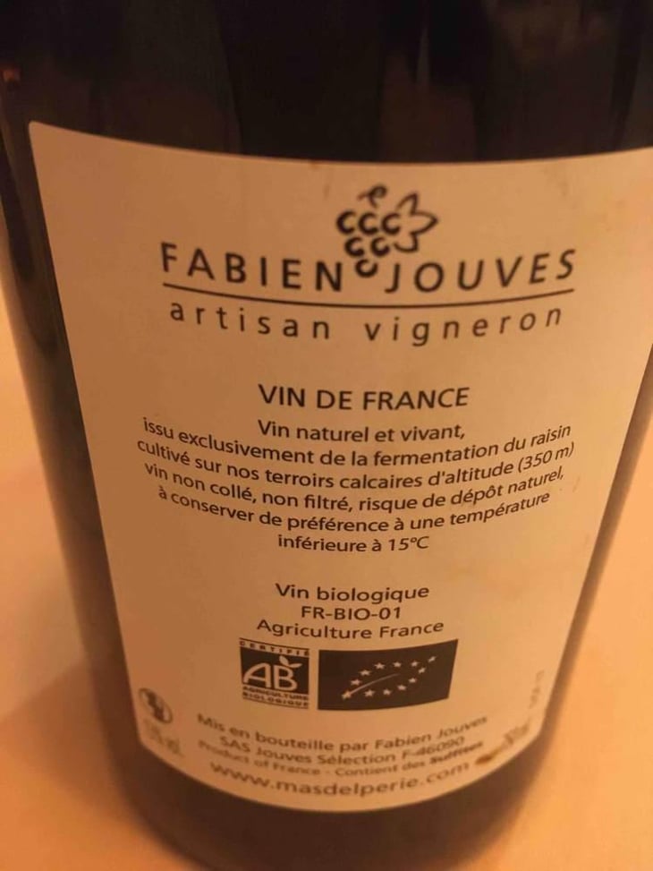 You Fuck My Wine ?! - Mas del Périé - Fabien Jouves 