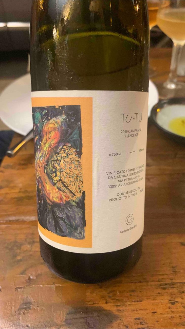 Tu-tu - Cantina Giardino - Antonio Di Gruttola & Daniela De Gruttola 