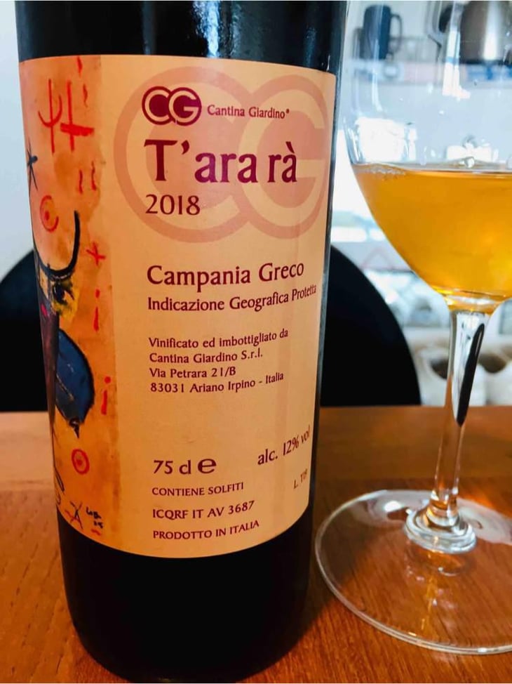 T'ara rà - Cantina Giardino - Antonio Di Gruttola & Daniela De Gruttola 