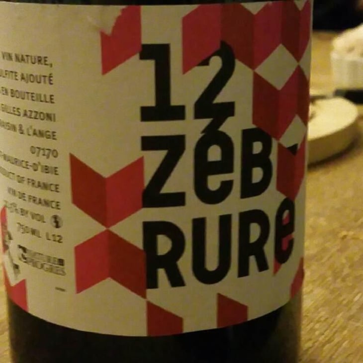 Zebrure - Le Raisin et l'Ange - Gilles & Antonin Azzoni 