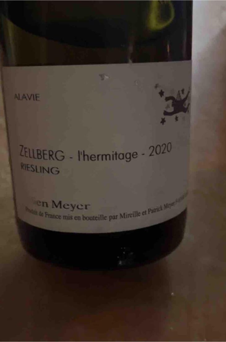 Zellberg L’Hermitage Riesling - Domaine Julien Meyer - Patrick Meyer 