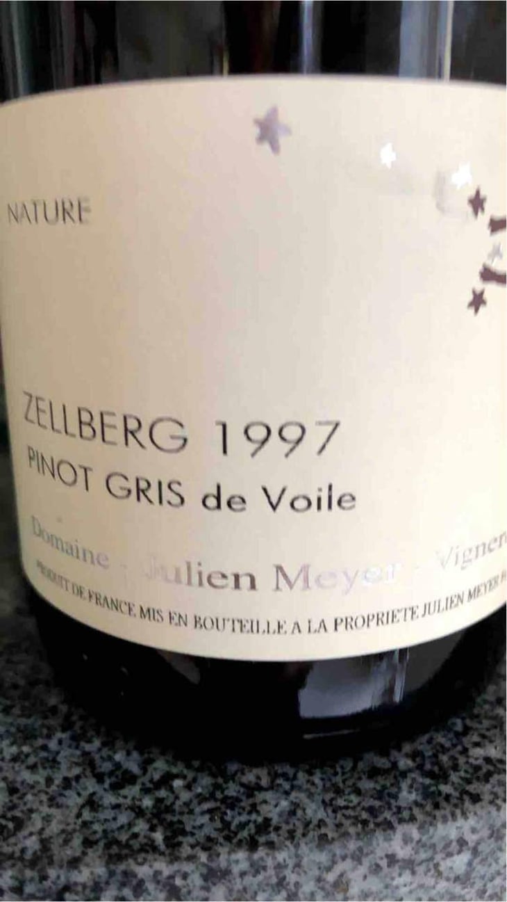 Zellberg - Pinot Gris de voile - Domaine Julien Meyer - Patrick Meyer 