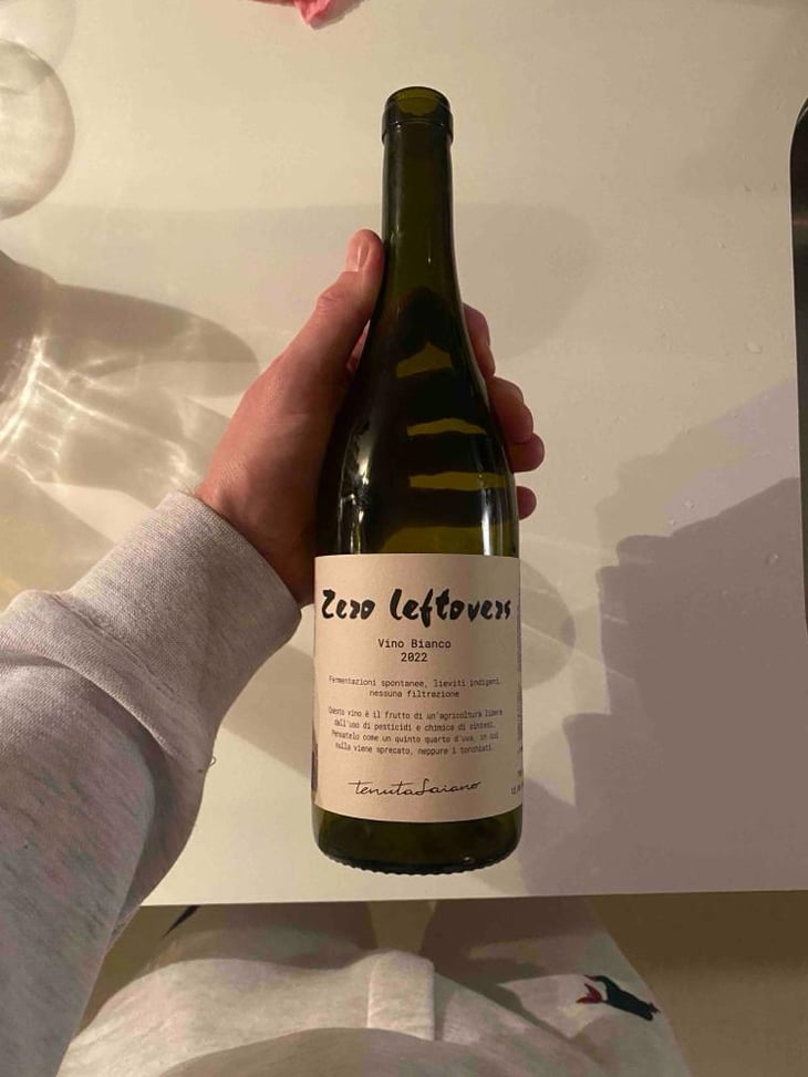 Zero Leftovers Bianco - Tenuta Saiano - Manlio Maggioli, Alex Fulvi -2022