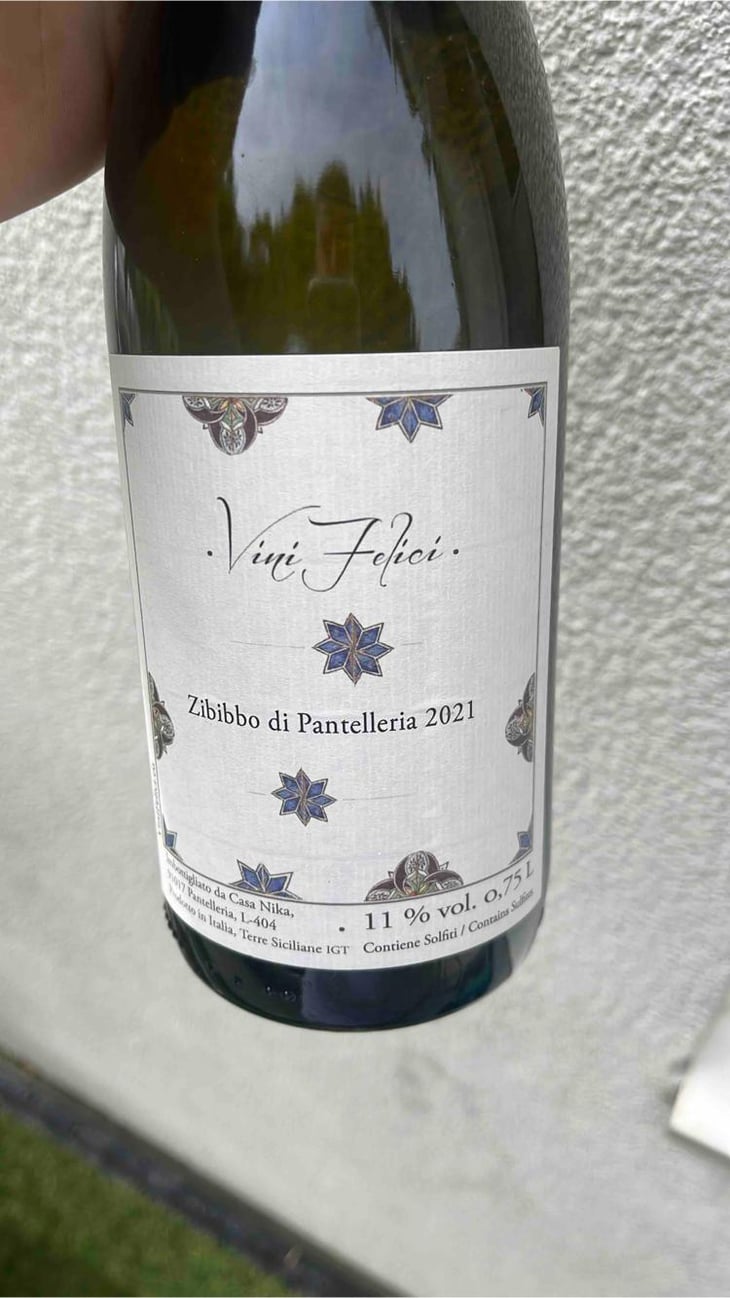 Zibibbo di Pantelleria "Vini Felici" - Vini Felici & Casa Nika - Felix Sebastian -2021