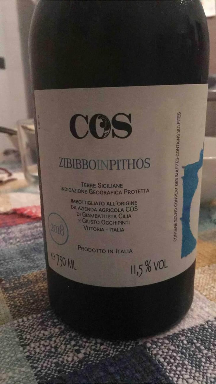 Zibibbo In Pithos - COS - Giambattista Cilia, Cirino Strano & Giusto Occhipinti 