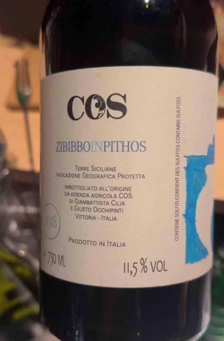 Zibibbo In Pithos - COS - Giambattista Cilia, Cirino Strano & Giusto Occhipinti 