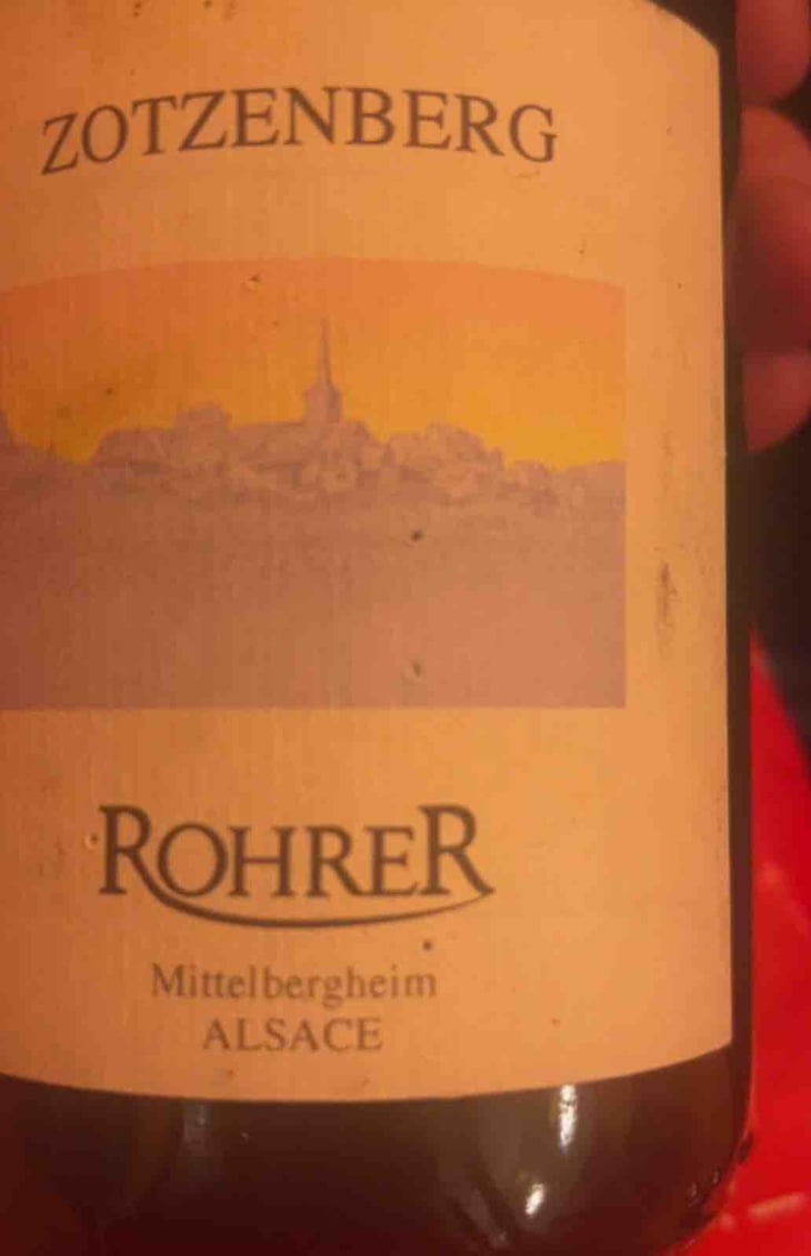 Zotzenberg Riesling - Rohrer - André & Ludo Rohrer 