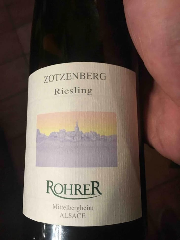 Zotzenberg Riesling - Rohrer - André & Ludo Rohrer 