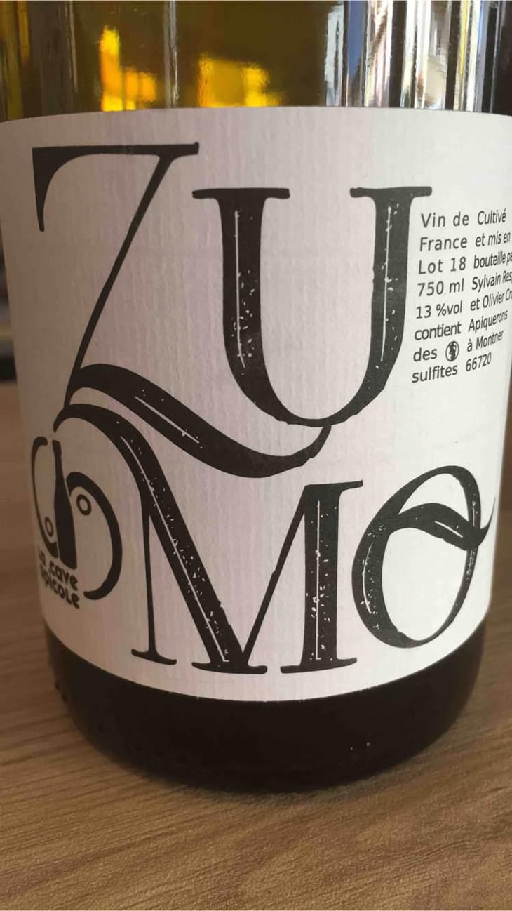 Zumo (label after 2016) - La Cave Apicole - Sylvain Respaut & Olivier Cros 