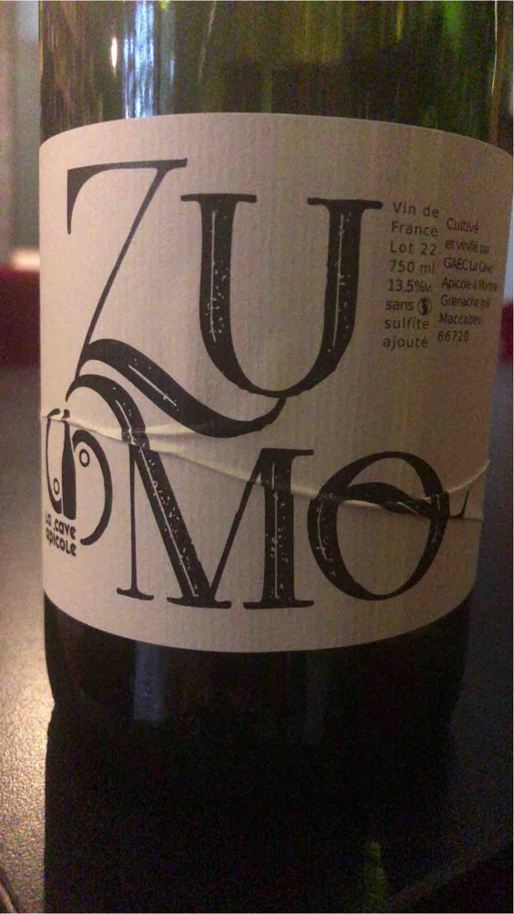 Zumo (label after 2016) - La Cave Apicole - Sylvain Respaut & Olivier Cros 