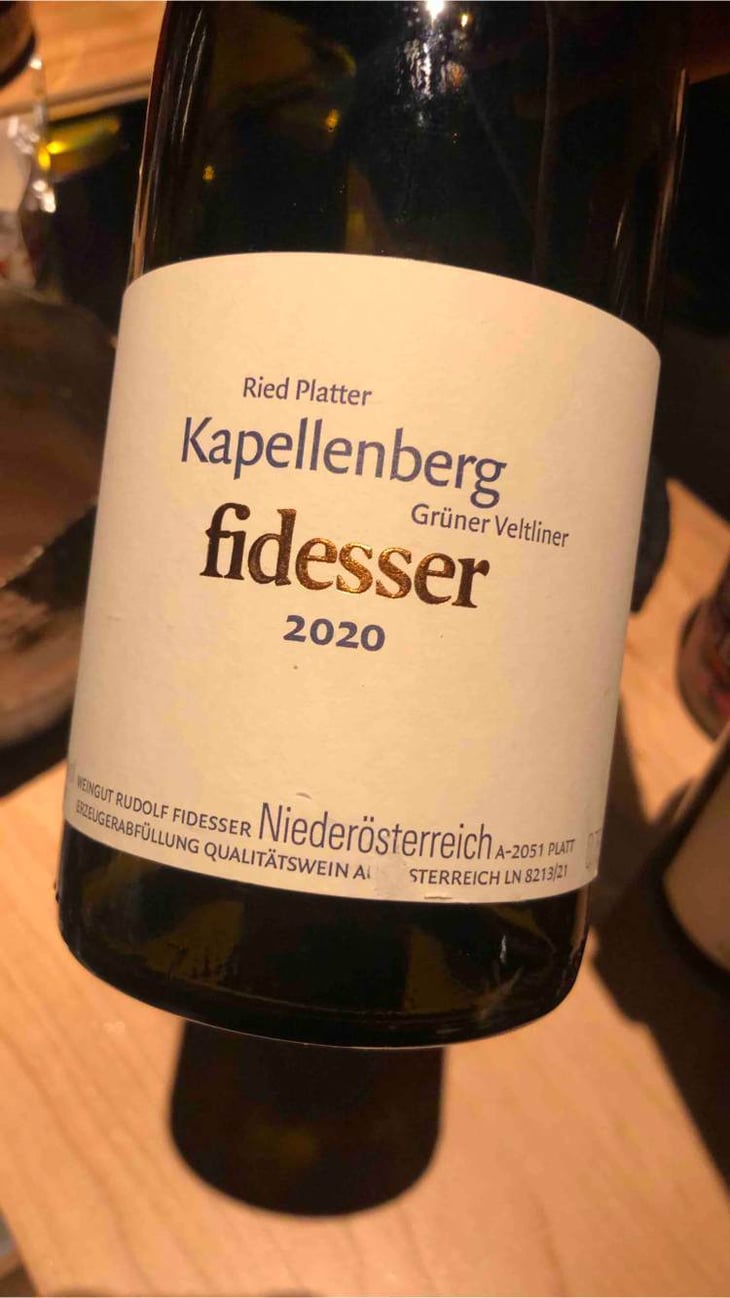 Kapellenberg - Weingut Rudolf Fidesser - rudolf-fidesser -2020