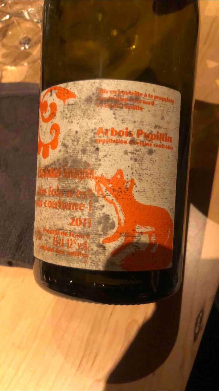 Une fois n’est pas coutume! - Domaine Bornard - tony-bornard -2011