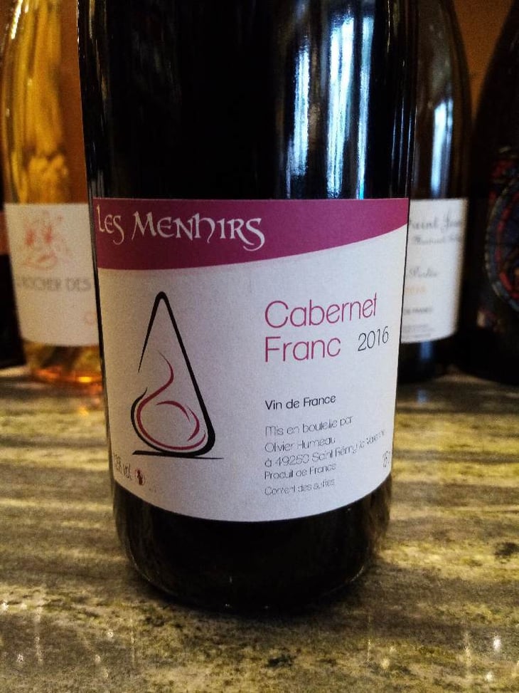 Cabernet Franc - Domaine Les Menhirs - olivier-humeau -2016