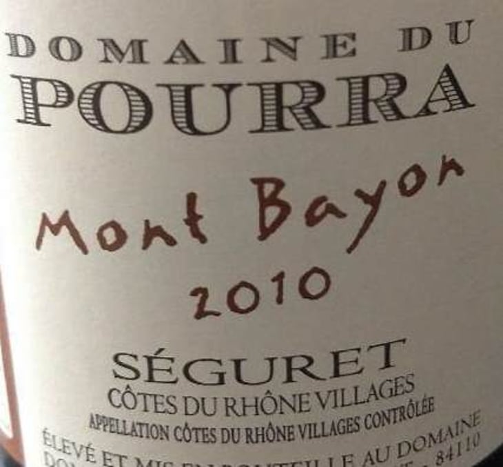 Mont Bayon Séguret - Domaine Du Pourra - jean-christian-mayordome 